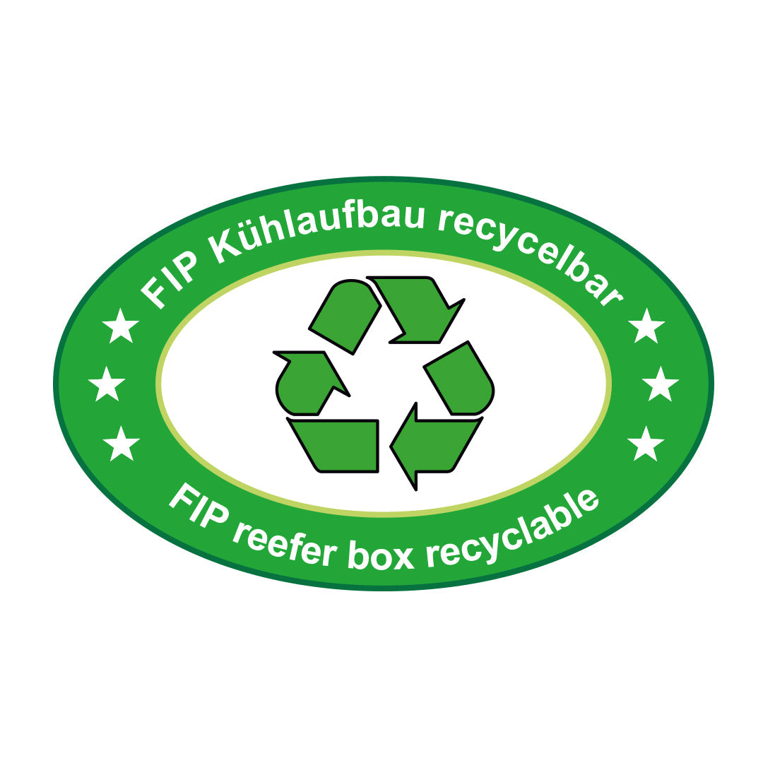 Recycelbare Kühlaufbauten:  Nachhaltigkeit mit TÜV-geprüfter Recyclingquote