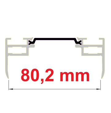 heck-seitenürprofil 80 mm Kiesling Zeichnung 