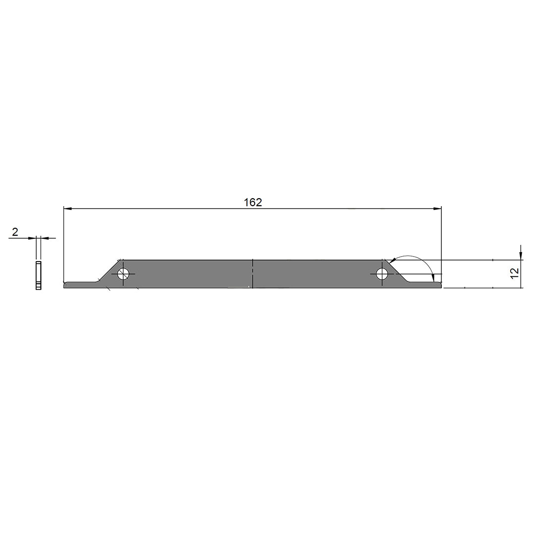 Cover for cable duct made of aluminum