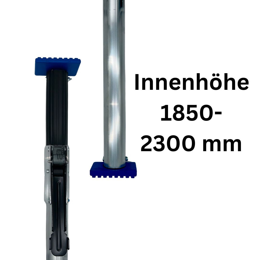 Klemmbalken mit Gummifuß 1850 - 2300 mm