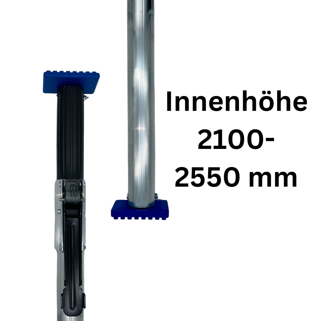 Clamping Bar with Rubber Foot 2100-2550 mm