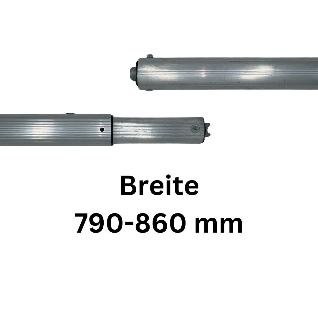Absperrstange rund kammerbreite 790-860mm Kiesling 