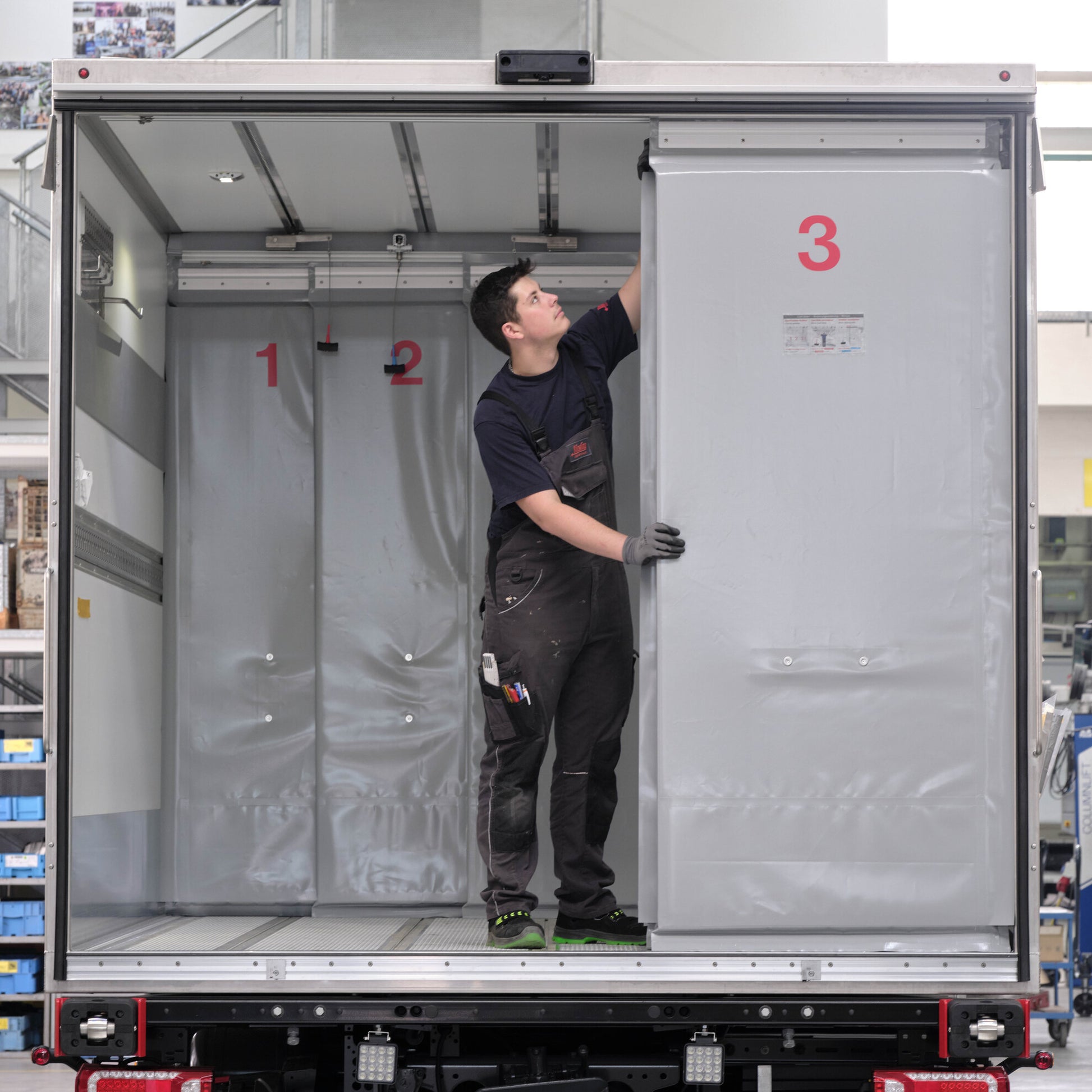 E-cool-slide am heckportal Zentralverschluss Bedienung Kiesling  