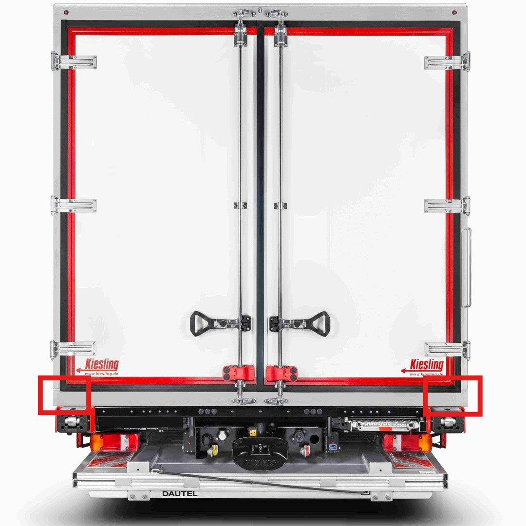 Ansicht Heckportal Kühlaufbau
